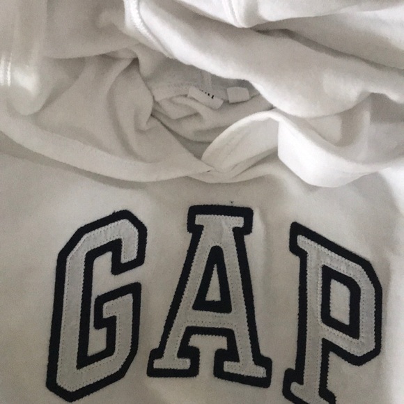 GAP white hooded sweatshirt - Picture 2 of 2